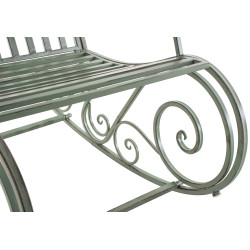 Silla mecedora Smilla verde antiguo